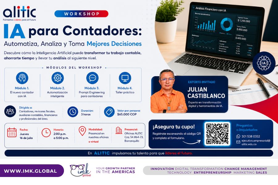 Workshop IA para Contadores: la habilidad que marcará la diferencia en los próximos años