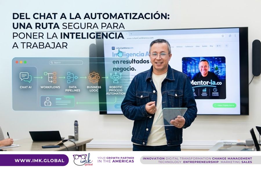 Del chat a la automatización: una ruta segura para poner la inteligencia artificial a trabajar